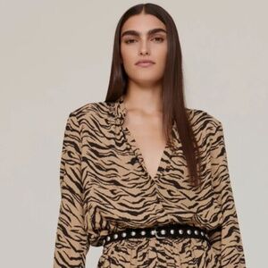 ZADIG & VOLTAIRE RINKA DRESS SIZE L NEW WITH TAGS